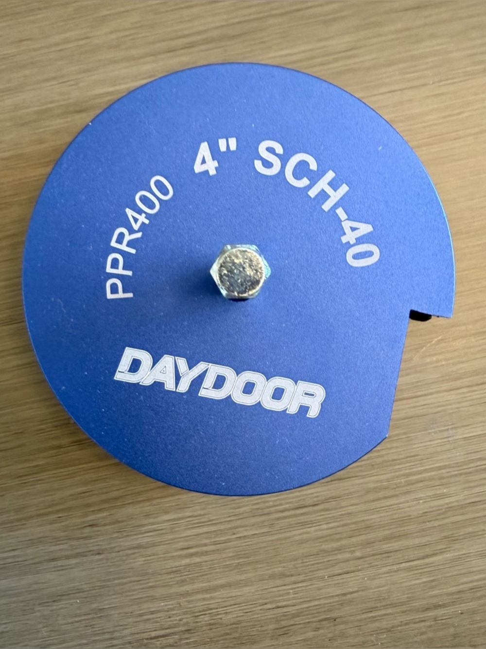 DAYDOOR 4" SCH-40 PPR400 Pipe Cutting Guide - Blue
